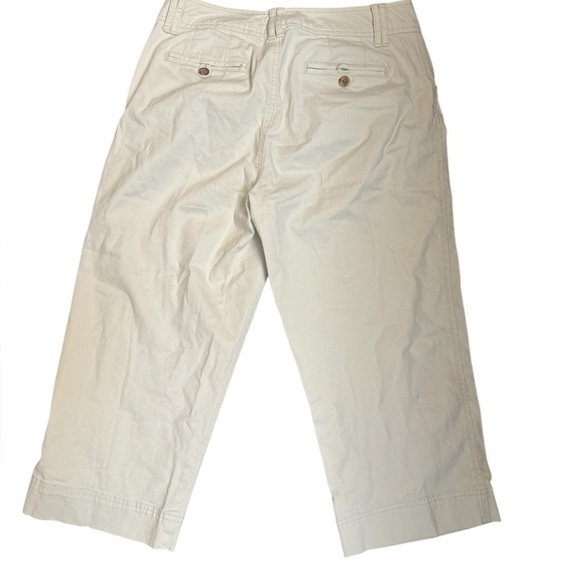 EDDIE BAUER Capri Crop Pants Hiking Women's Khaki Sand Taupe SZ 2 Outdoors EUC - Picture 5 of 13